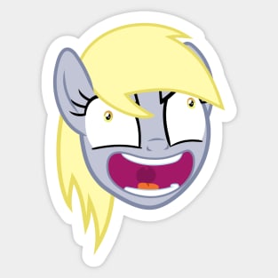 Insane Raging Derpy Hooves Sticker